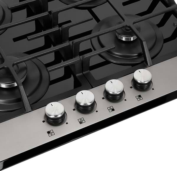 Фото - Варильна поверхня газова GRANADO GGH 612-104 Black Glass