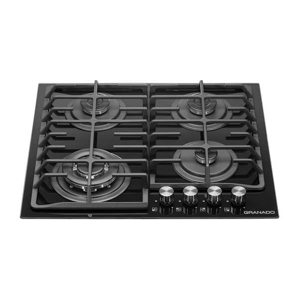 Фото - Варильна поверхня газова GRANADO GGH 62-114 Black Glass