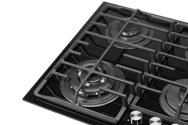 Фото - Варильна поверхня газова GRANADO GGH 62-114 Black Glass