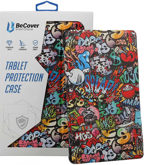 Фото - Чехол для планшета BeCover Flexible TPU Mate for Samsung Galaxy Tab A9 Plus SM-X210/SM-X215/SM-X216 11.0" Graffiti (710348)