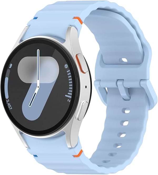 Фото - Ремешок для смарт-часов BeCover Ribbed Tape for Samsung Galaxy Watch (20mm) 3 41mm/4 40mm-44mm/5 40-44mm/6 40-44mm/7 40-44mm Lite Blue (712044)
