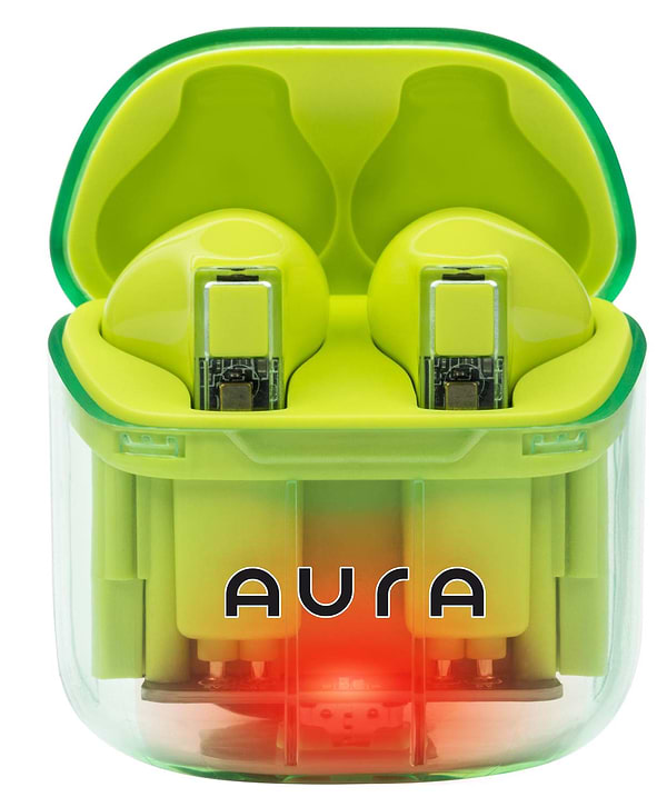 Фото - Навушники вкладиші бездротові TWS Aura 6 Green (TWSA6G)