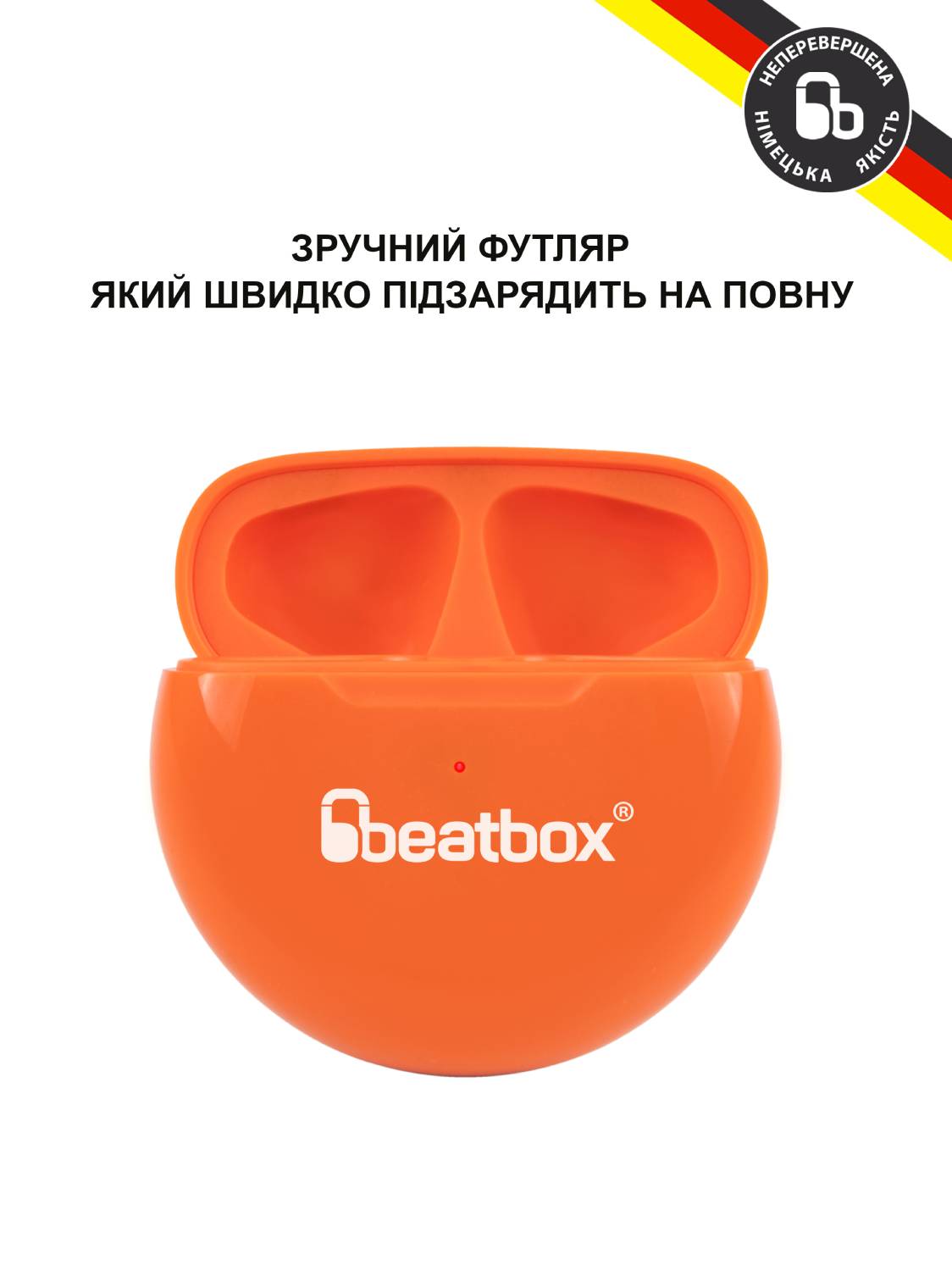 Фото - Уцінка - Навушники вкладиші бездротові TWS BeatBox PODS PRO 6 orange (bbppro6o)