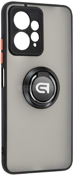 Фото - Чохол для смартфону Armorstandart Frosted Matte Ring for Xiaomi Redmi Note 12 4G Black (ARM68378)