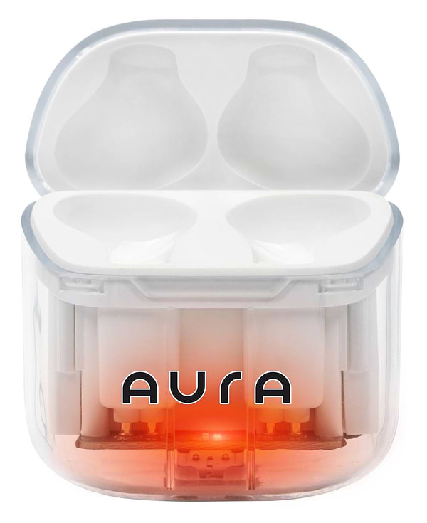 Фото - Наушники вкладыши беспроводные TWS Aura 6 White (TWSA6W)
