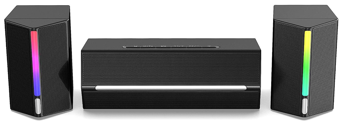 Комп'ютерна акустика 2.1 Fifine A22 Gaming RGB Speaker - Фото 1
