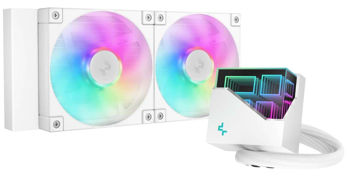 Водяная система охлаждения Deepcool LT240 ARGB White (R-LT240-WHAMNC-G-1)