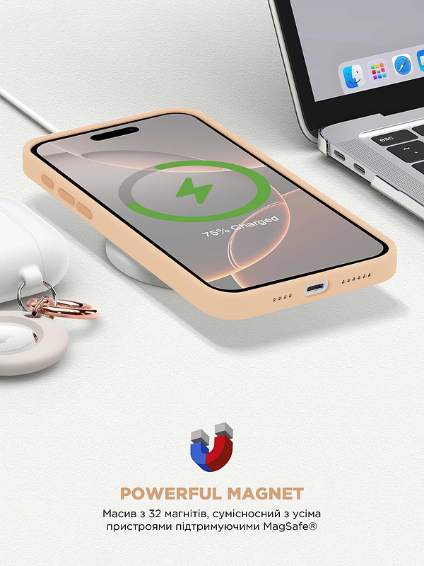 Фото - Чохол для смартфону Armorstandart ICON2 MagSafe for Apple iPhone 16 Pro Rose Gold (ARM80191)
