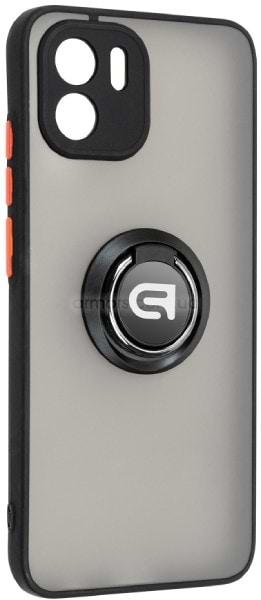 Чохол для смартфону Armorstandart Frosted Matte Ring for Xiaomi Redmi A2 Black (ARM68374) - Фото 1