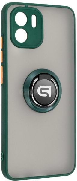 Чохол для смартфону Armorstandart Frosted Matte Ring for Xiaomi Redmi A2 Dark Green (ARM68375) - Фото 1
