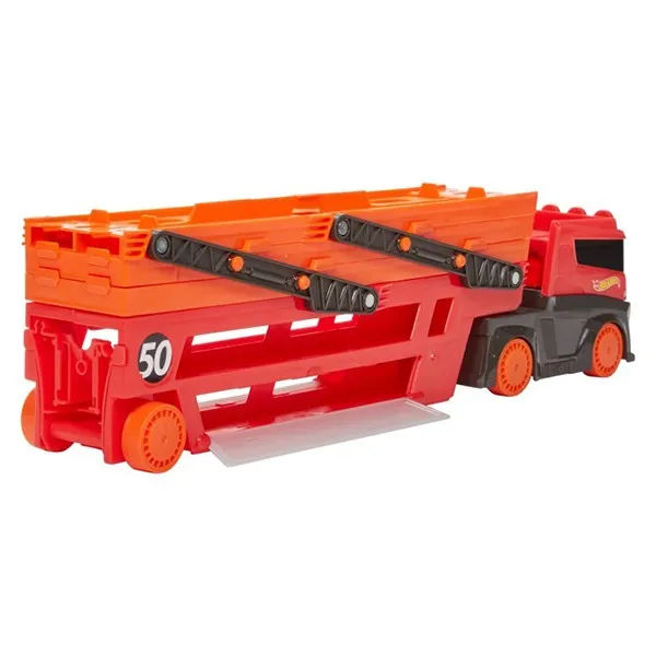 Фото - Далекобійники Hot Wheels Вантажівка-транспортер (GHR48)