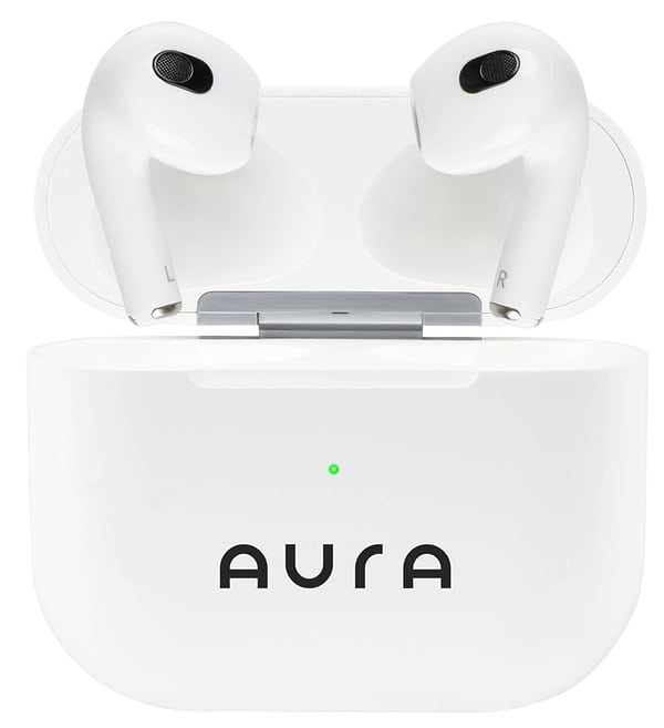 Фото - Наушники вкладыши беспроводные TWS Aura 3 White (TWSA3W)