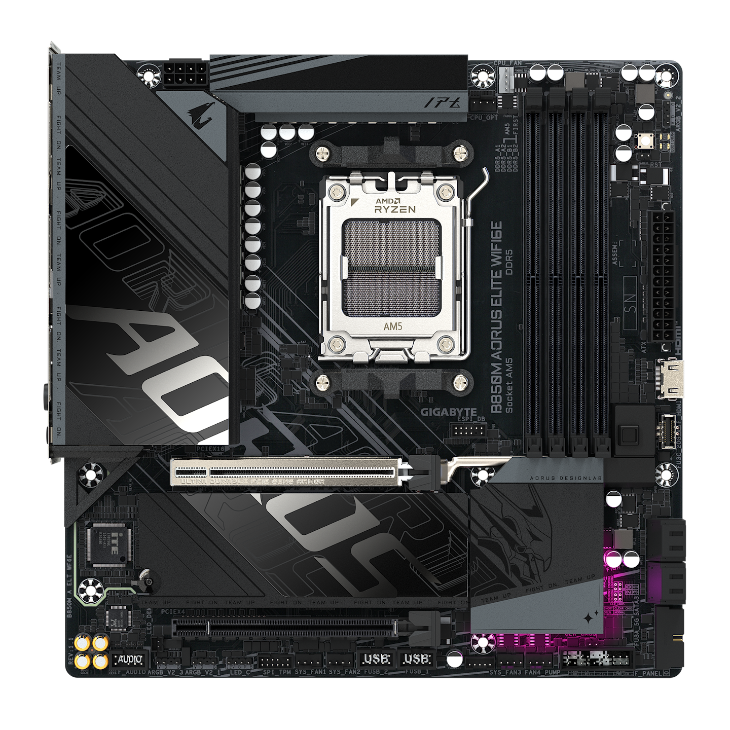 Материнська плата Gigabyte B850M AORUS ELITE WIFI6E
