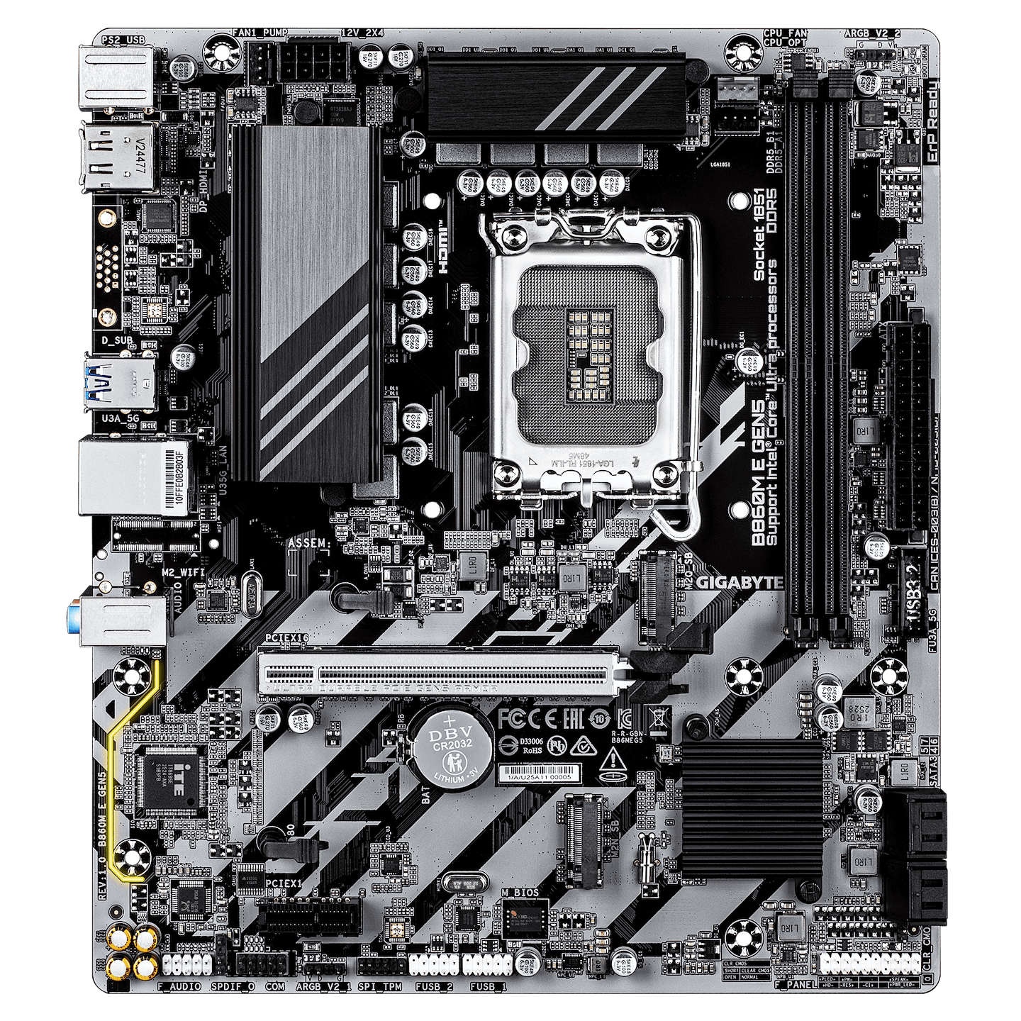 Материнская плата Gigabyte B860M E GEN5