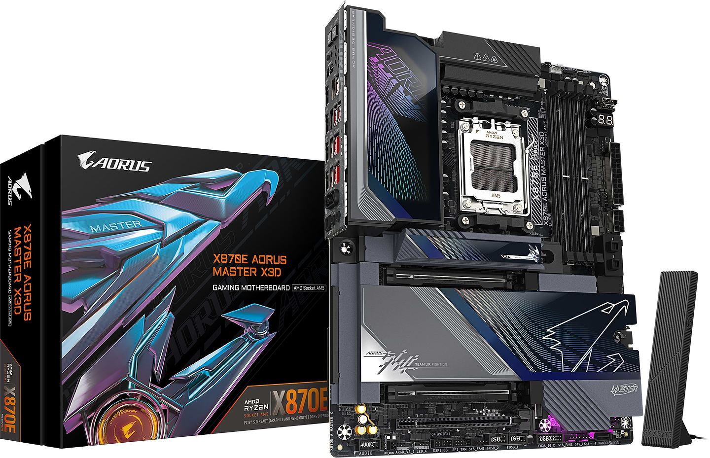 Материнская плата Gigabyte X870E AORUS MASTER X3D 4xDDR5