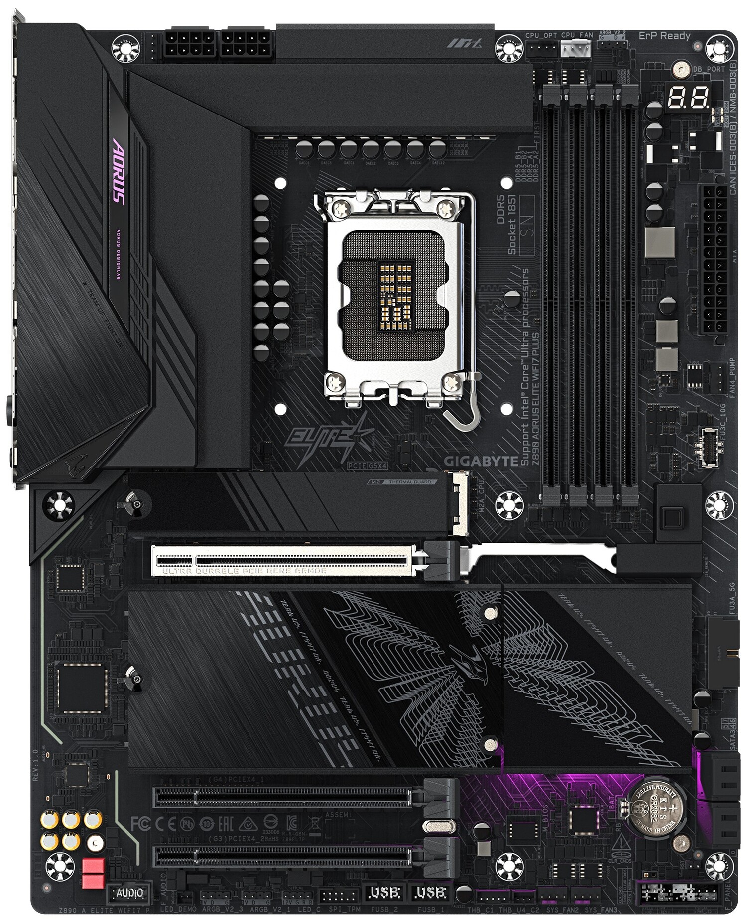 Материнская плата Gigabyte Z890 AORUS ELITE WIFI7 PLUS