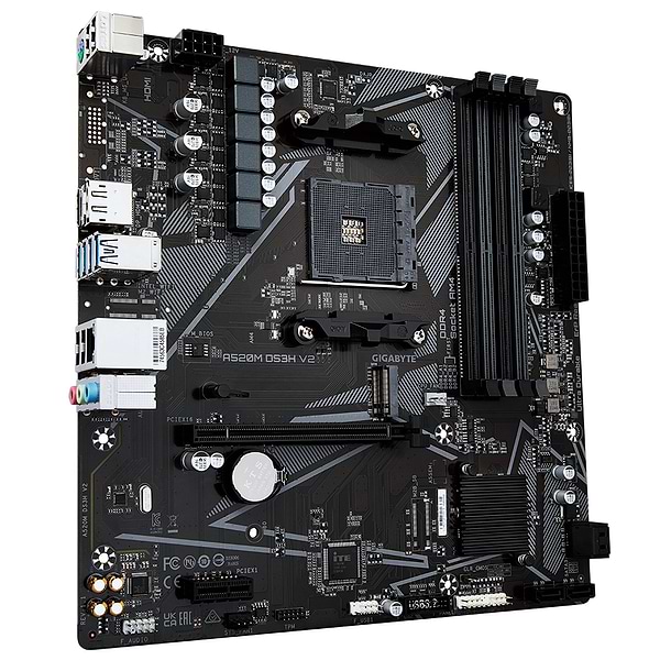 Фото - Материнська плата Gigabyte A520M DS3H V2 DDR4