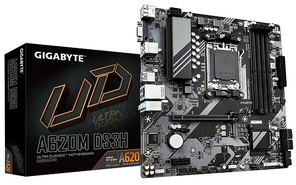 Фото - Материнская плата Gigabyte A620M DS3H DDR5
