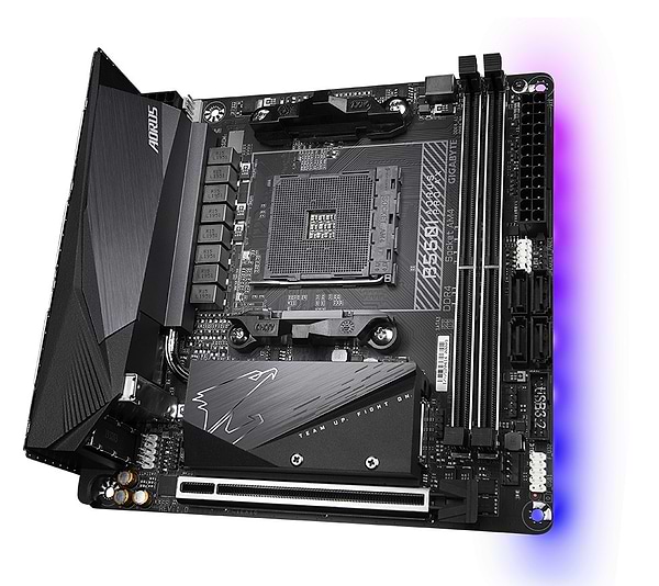 Фото - Материнська плата Gigabyte B550I AORUS PRO AX