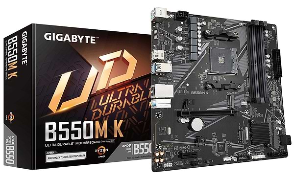 Фото - Материнская плата Gigabyte B550M K