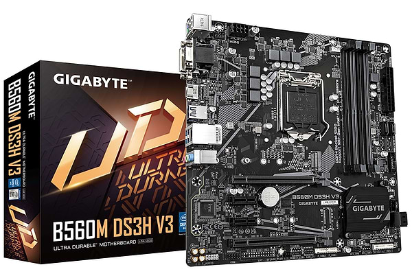 Фото - Материнська плата Gigabyte B560M DS3H V3 DDR4 Фото - Материнська плата Gigabyte B560M DS3H V3 DDR4