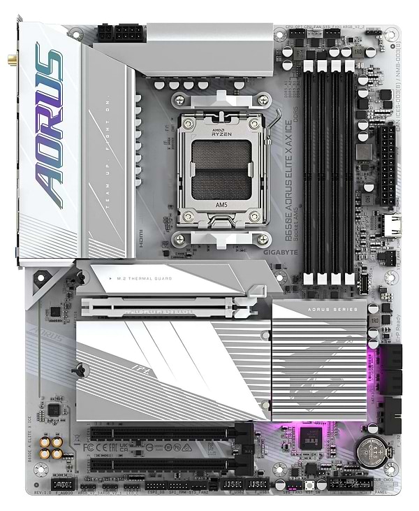 Фото - Материнская плата Gigabyte B650E Aorus Elite X AX Ice