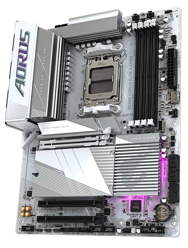 Фото - Материнская плата Gigabyte B650E Aorus Elite X AX Ice