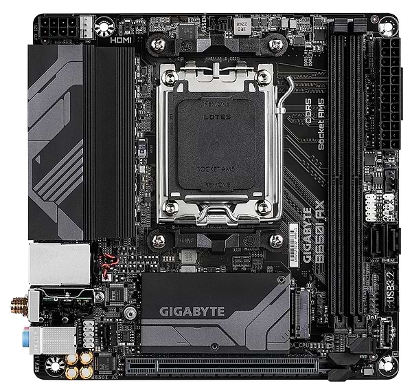 Фото - Материнская плата Gigabyte B650I AX DDR5