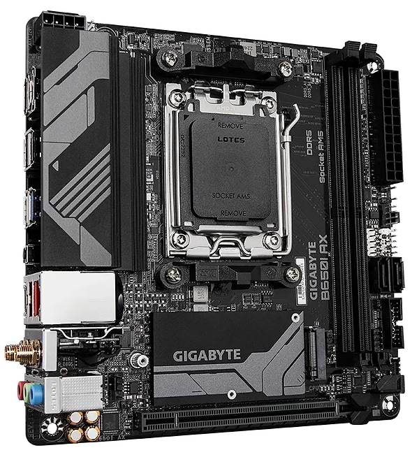 Фото - Материнская плата Gigabyte B650I AX DDR5