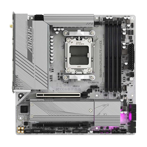 Фото - Материнская плата Gigabyte B650M AORUS ELITE AX ICE DDR5