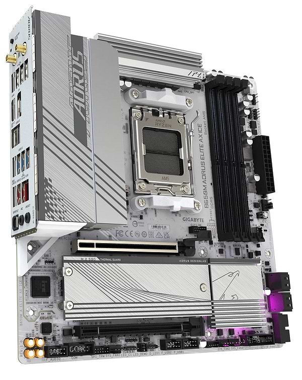 Фото - Материнская плата Gigabyte B650M AORUS ELITE AX ICE DDR5