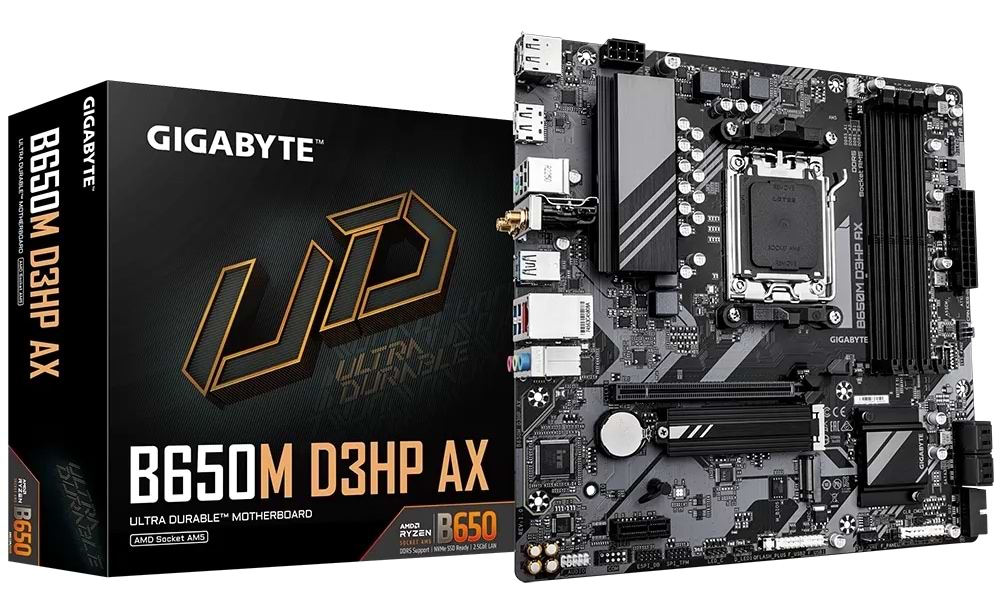 Материнська плата Gigabyte B650M D3HP AX DDR5 - Фото 1