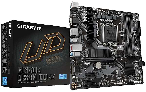 Фото - Материнская плата Gigabyte B760M DS3H DDR4