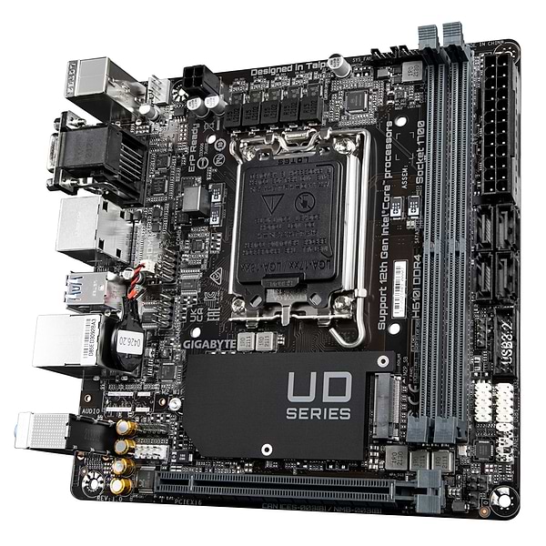 Фото - Материнская плата Gigabyte H610I DDR4