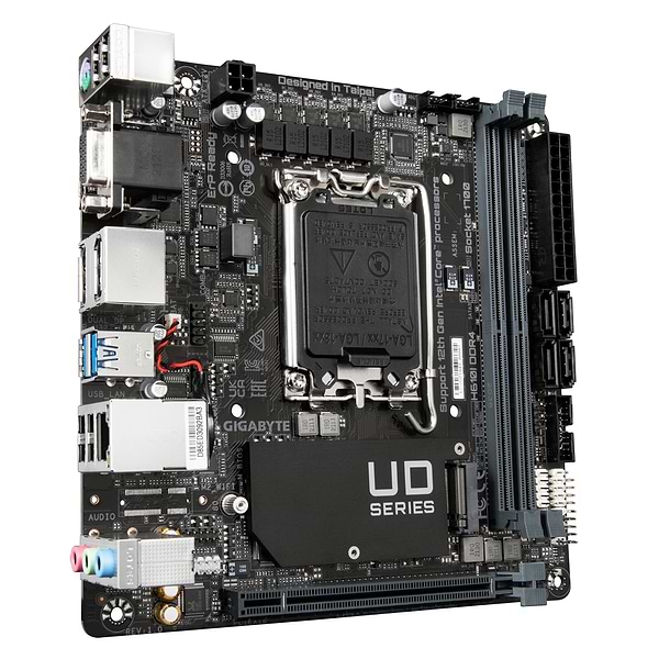 Фото - Материнская плата Gigabyte H610I DDR4