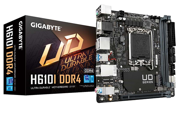 Фото - Материнская плата Gigabyte H610I DDR4