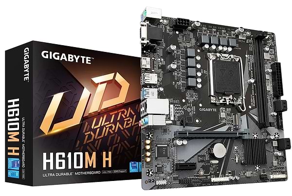 Фото - Материнская плата Gigabyte H610M H