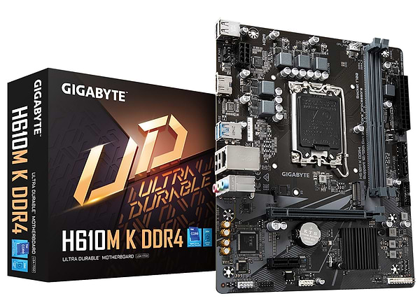 Фото - Материнская плата Gigabyte H610M K DDR4