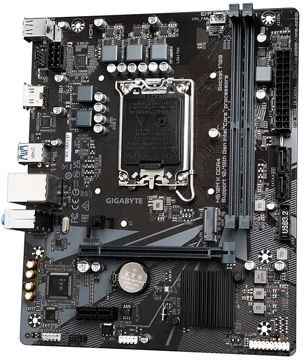 Фото - Материнская плата Gigabyte H610M K DDR4