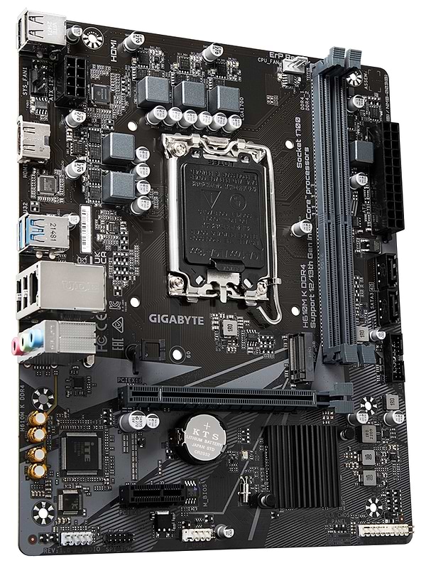 Фото - Материнская плата Gigabyte H610M K DDR4