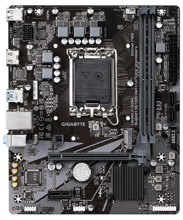 Фото - Материнская плата Gigabyte H610M K DDR4