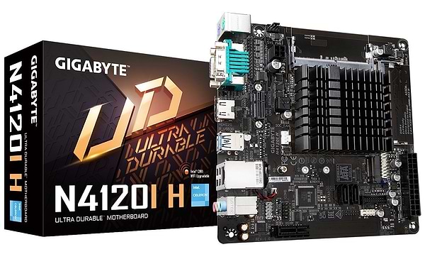 Фото - Материнська плата Gigabyte N4120I H DDR4 Фото - Материнська плата Gigabyte N4120I H DDR4