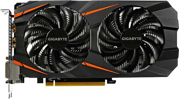 Фото - Видеокарта Gigabyte nVidia GeForce GTX 1060 6GB GDDR5 192-bit (GV-N1060WF2-6GD)