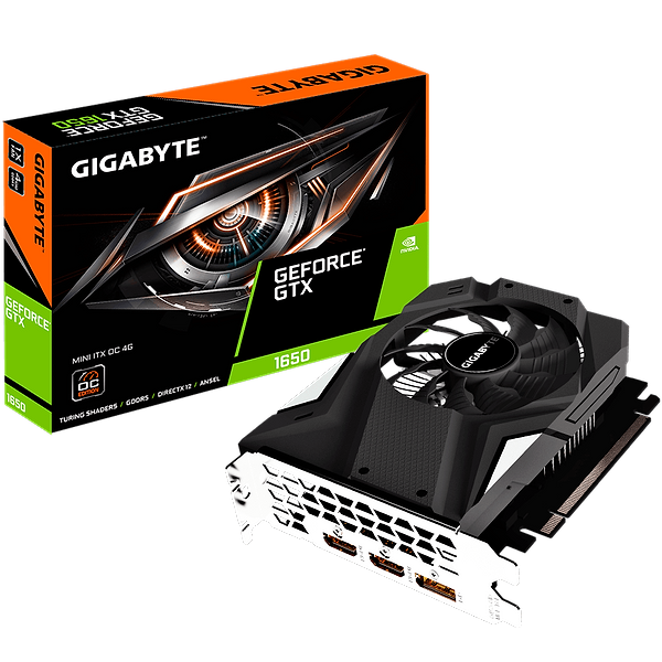 Фото - Видеокарта Gigabyte Nvidia GTX 1650 4GB GDDR5 (GV-N1650IXOC-4GD)