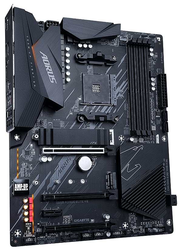 Фото - Материнська плата Gigabyte sAM4 AMD B550 (B550 AORUS ELITE V2)