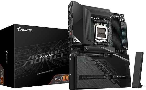 Фото - Материнська плата Gigabyte X870 AORUS STEALTH