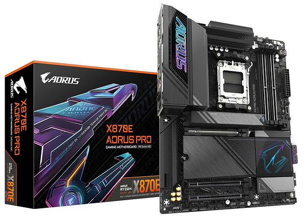 Фото - Материнская плата Gigabyte X870E AORUS PRO DDR5