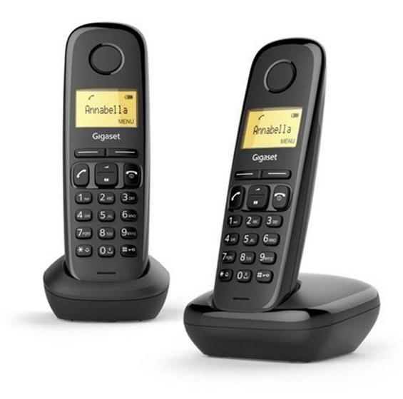 Телефон беспроводной Gigaset A170 DUO Black (L36852H2802S301)