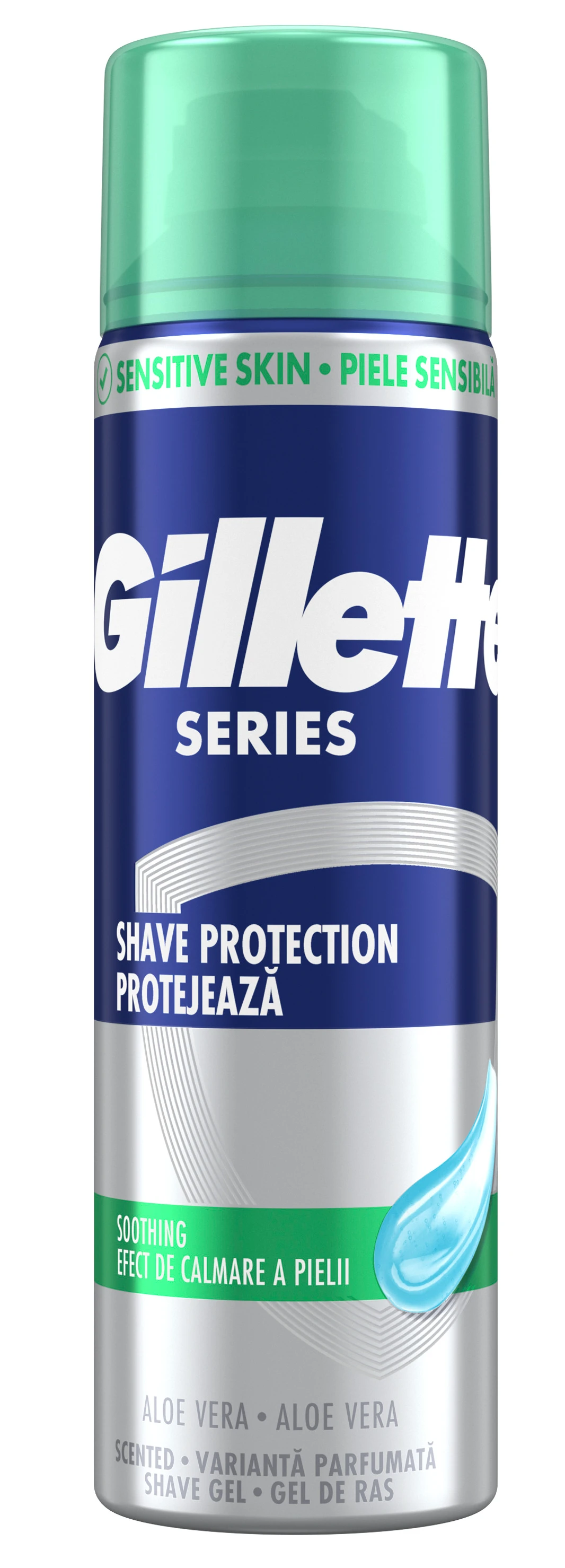 Гель для бритья Gillette Series Sensitive Skin Для чувствительной кожи 200 мл (3014260214692)