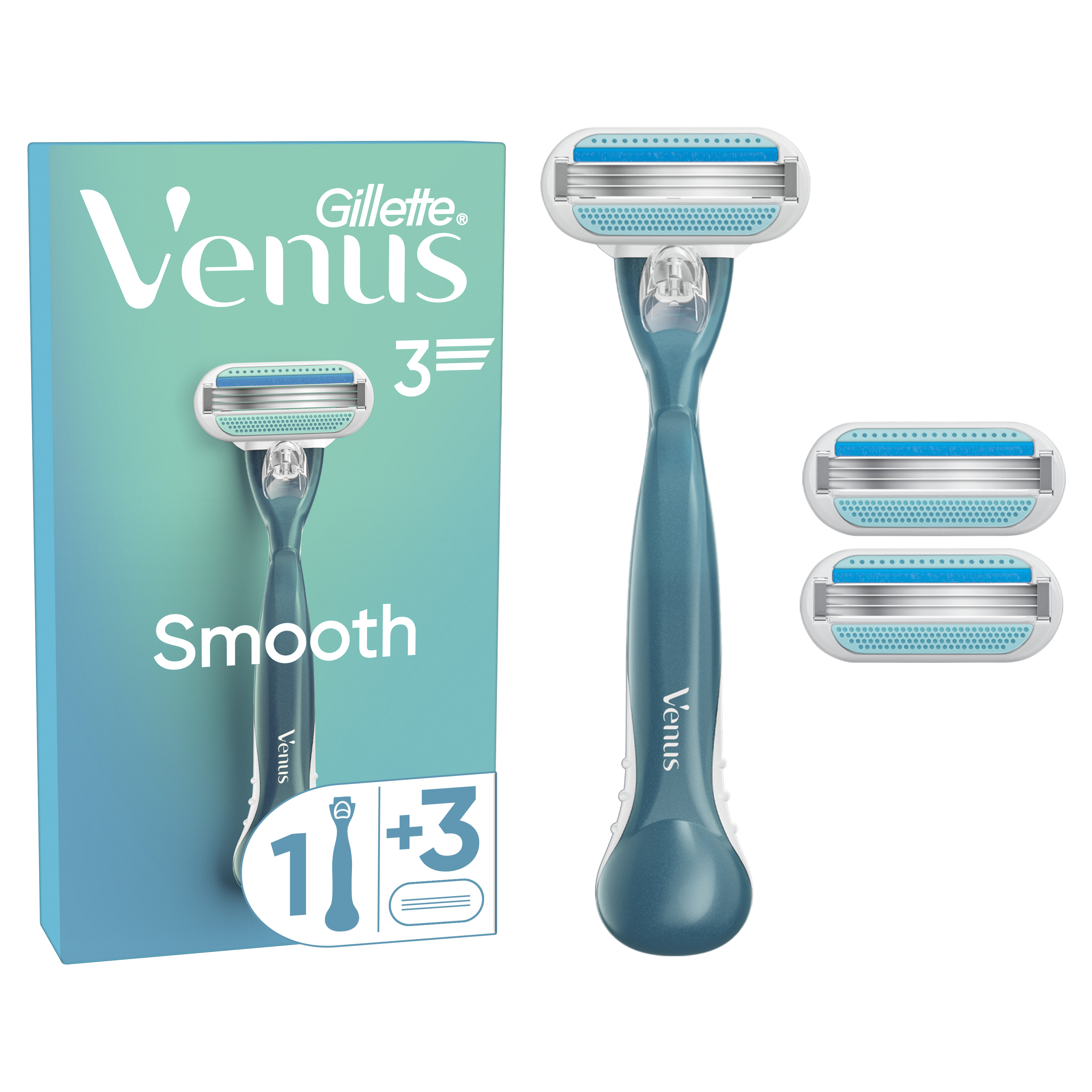 Станок женский одноразовый Gillette Venus Classic + сменные картриджи 3 шт. (7702018469826)